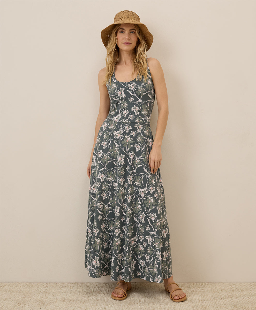 Vineyard Floral Castor Grey