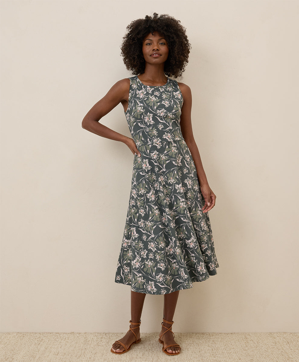 Vineyard Floral Castor Grey
