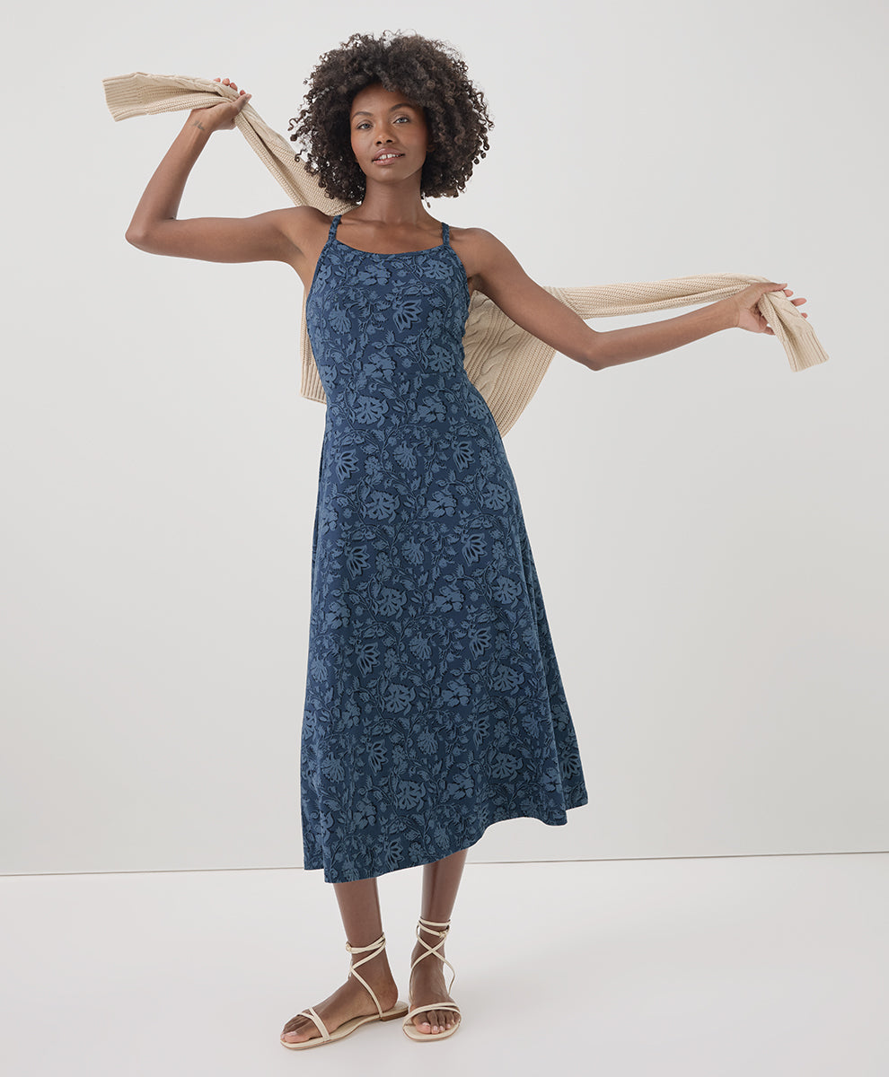 Batik Vine French Navy