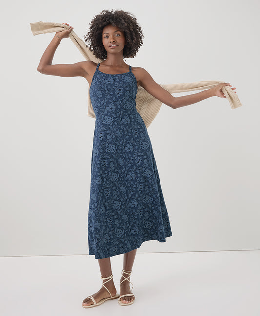 Batik Vine French Navy