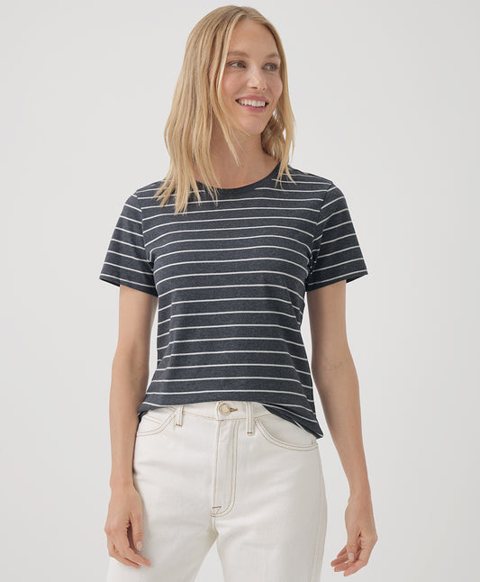 Charcoal Classic Stripe