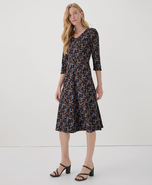 Whimsy Floral Black